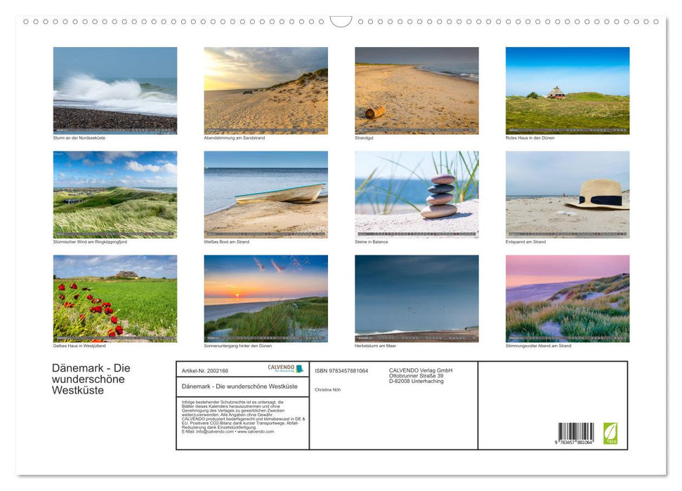 Dänemark - Die wunderschöne Westküste (CALVENDO Wandkalender 2026)