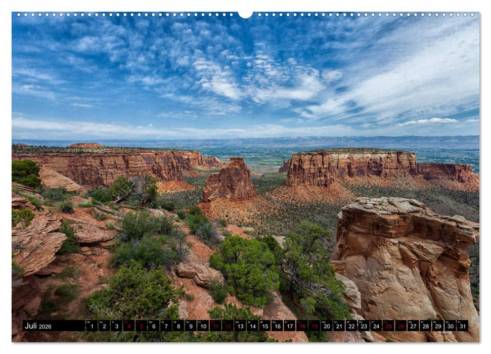 Wilder Westen USA (CALVENDO Premium Wandkalender 2026)