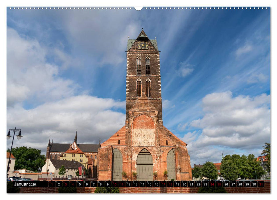 Hansestadt Wismar (CALVENDO Wandkalender 2026)