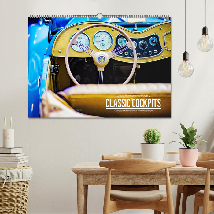 CLASSIC COCKPITS - Funktionale Kunstwerke aus einer anderen Zeit (CALVENDO Wandkalender 2026)