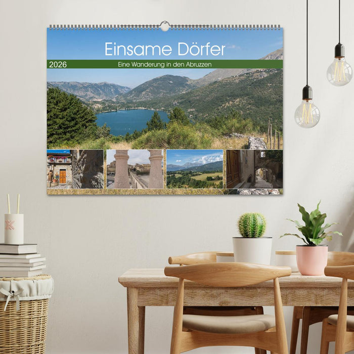 Einsame Dörfer - Eine Wanderung in den Abruzzen (CALVENDO Wandkalender 2026)