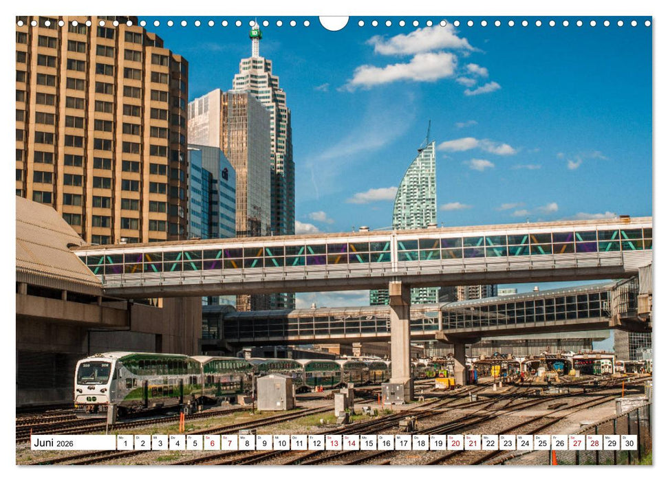 Eisenbahn in Nordamerika (CALVENDO Wandkalender 2026)