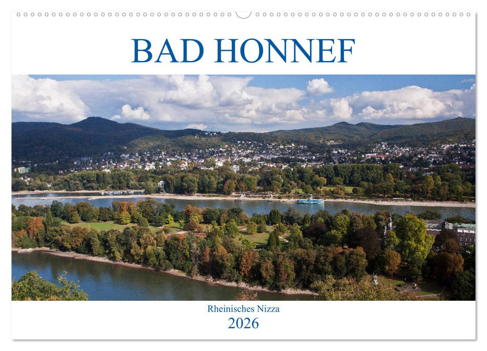 Bad Honnef - Rheinisches Nizza (CALVENDO Wandkalender 2026)