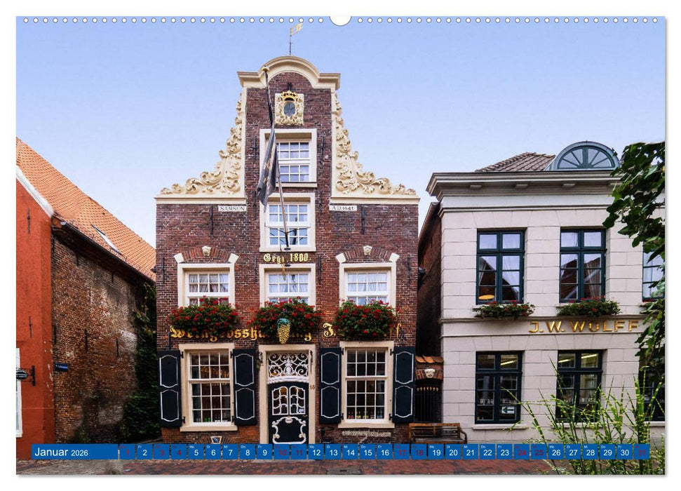 Leer - Das Tor zu Ostfriesland (CALVENDO Wandkalender 2026)