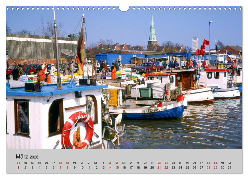 Travemünde maritim (CALVENDO Wandkalender 2026)