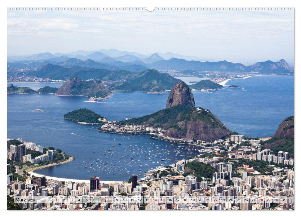 Brasilien - Von Rio nach Florianópolis (CALVENDO Wandkalender 2026)