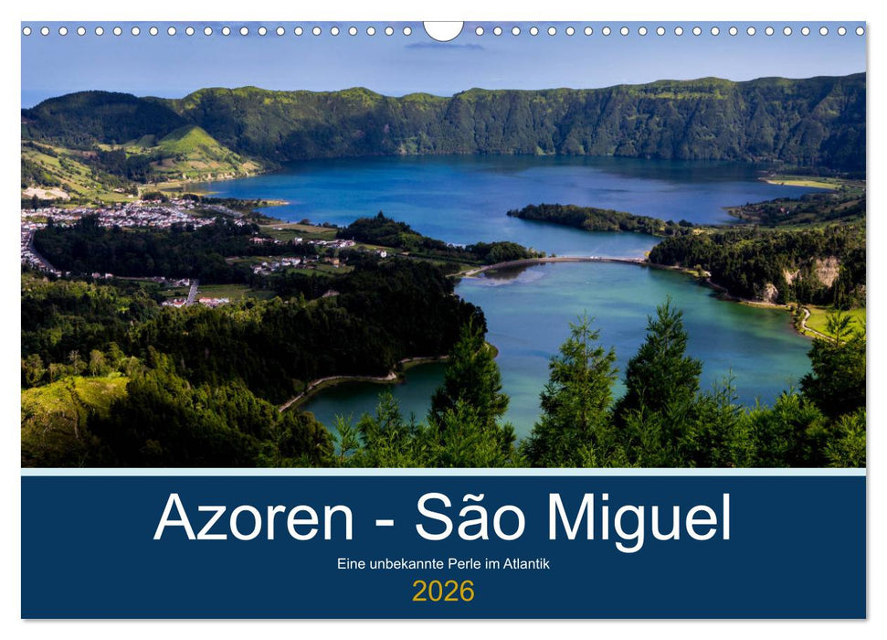 Azoren - São Miguel (CALVENDO Wandkalender 2026)