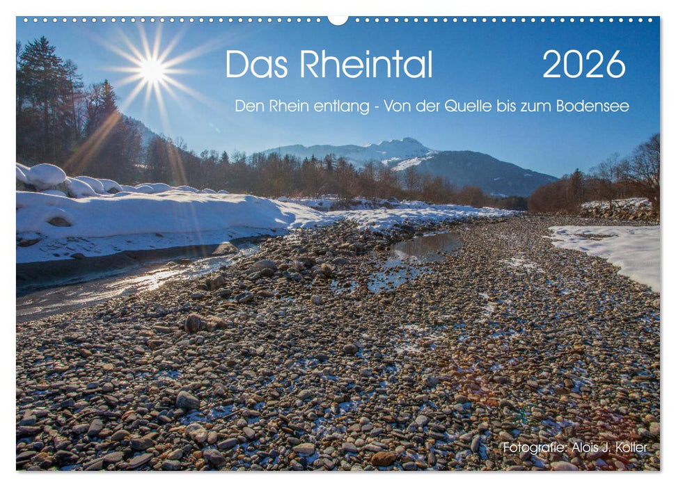 Das Rheintal 2026 (CALVENDO Wandkalender 2026)