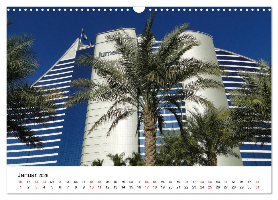 Dubai - Ein Erlebnis (CALVENDO Wandkalender 2026)
