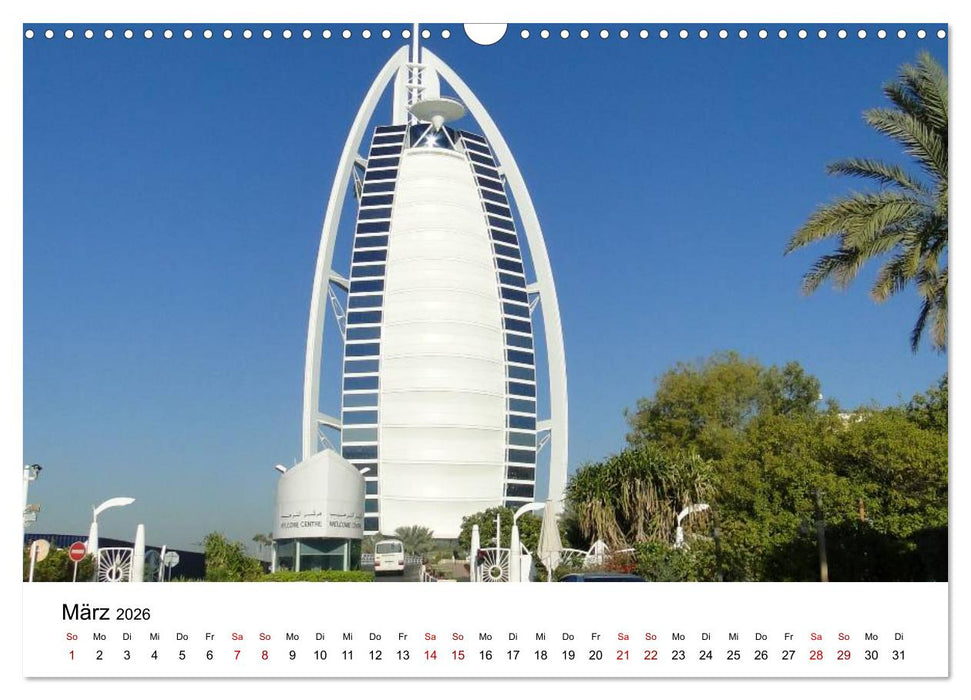 Dubai - Ein Erlebnis (CALVENDO Wandkalender 2026)
