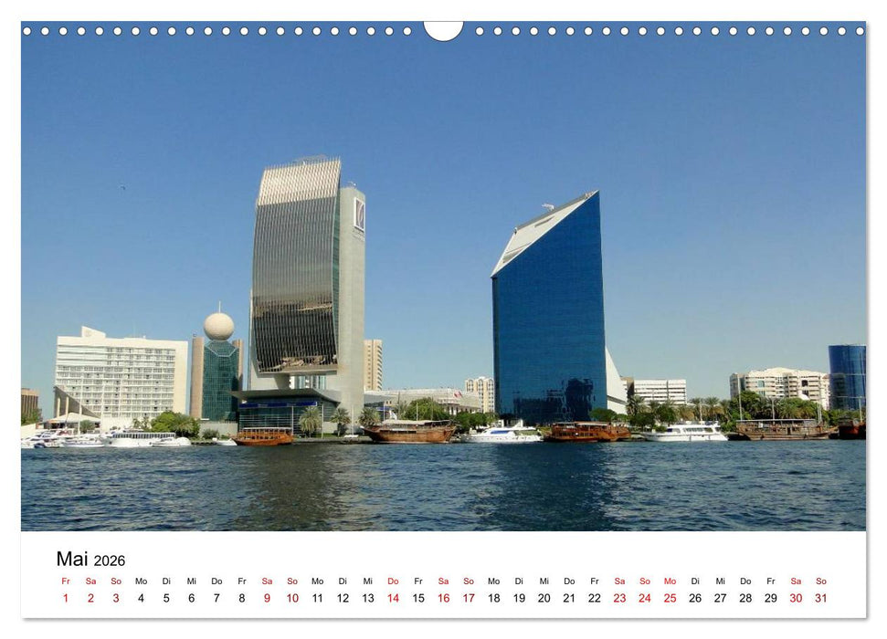 Dubai - Ein Erlebnis (CALVENDO Wandkalender 2026)