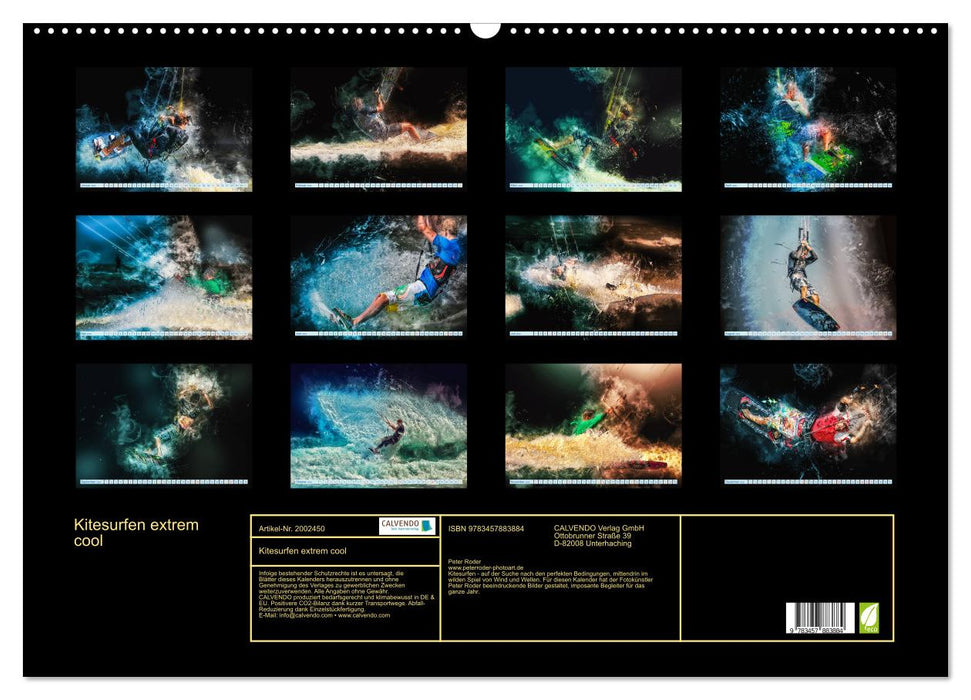 Kitesurfen extrem cool (CALVENDO Wandkalender 2026)