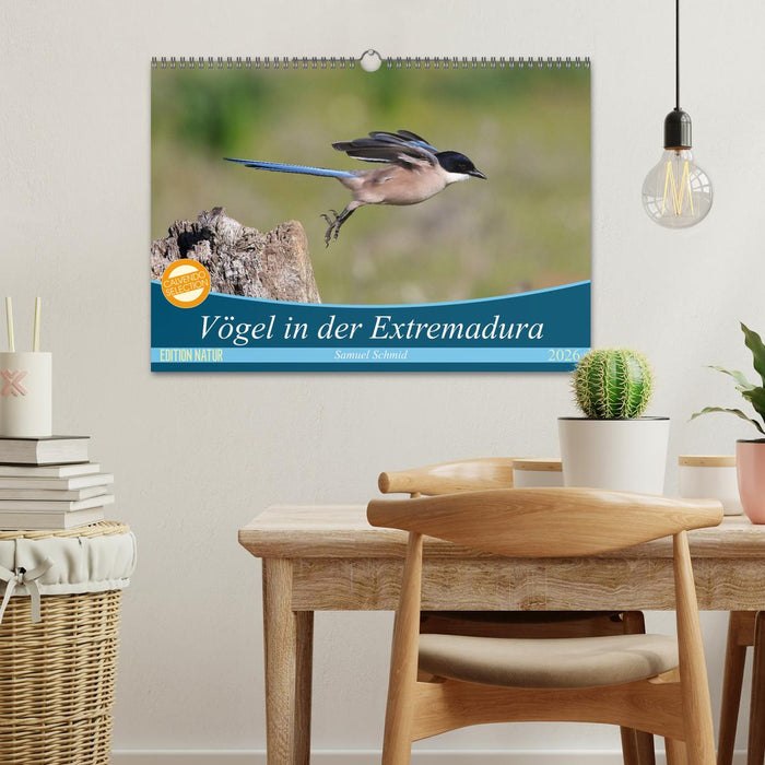 Vögel in der Extremadura (CALVENDO Wandkalender 2026)