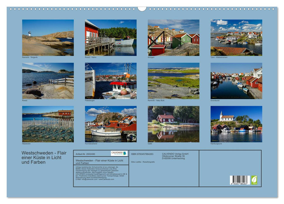 Westschweden - Flair einer Küste in Licht und Farben (CALVENDO Wandkalender 2026)