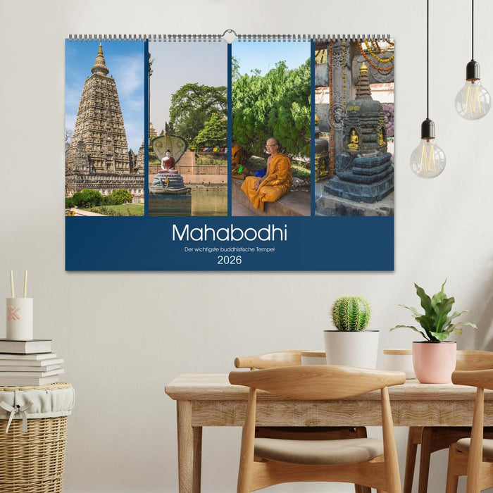Mahabodhi – Der wichtigste buddhistische Tempel (CALVENDO Wandkalender 2026)