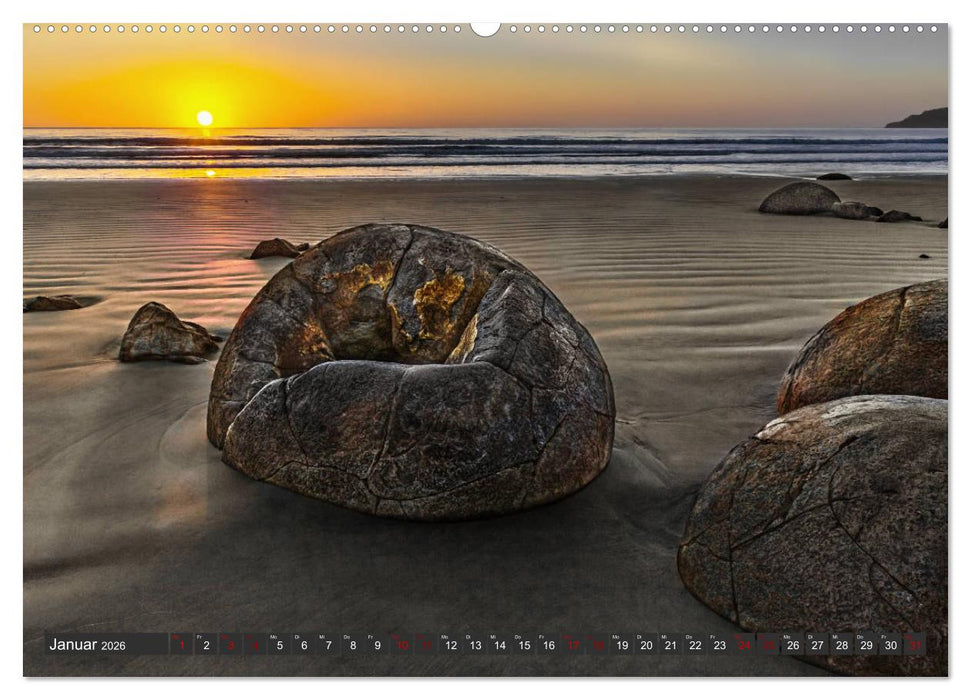 Trauminseln Neuseeland (CALVENDO Wandkalender 2026)