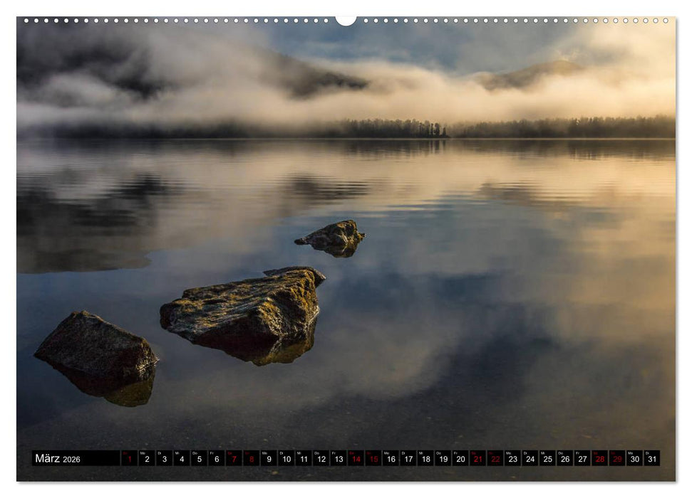 Trauminseln Neuseeland (CALVENDO Wandkalender 2026)