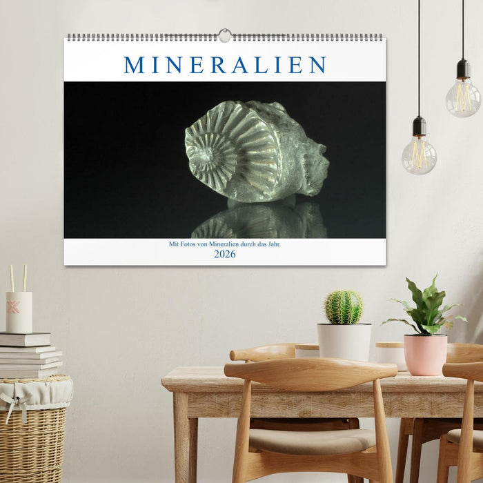 Mineralien (CALVENDO Wandkalender 2026)
