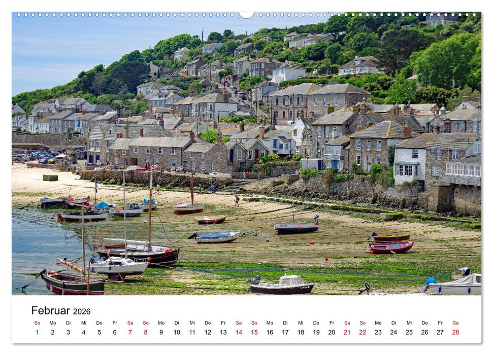 Cornwall und Wales (CALVENDO Wandkalender 2026)