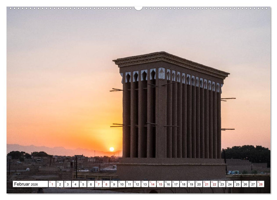 Städte des Irans - Yazd (CALVENDO Wandkalender 2026)
