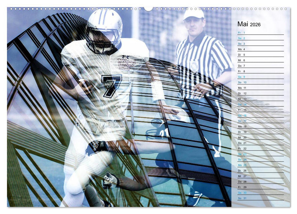 HEROES - American Football (CALVENDO Wandkalender 2026)