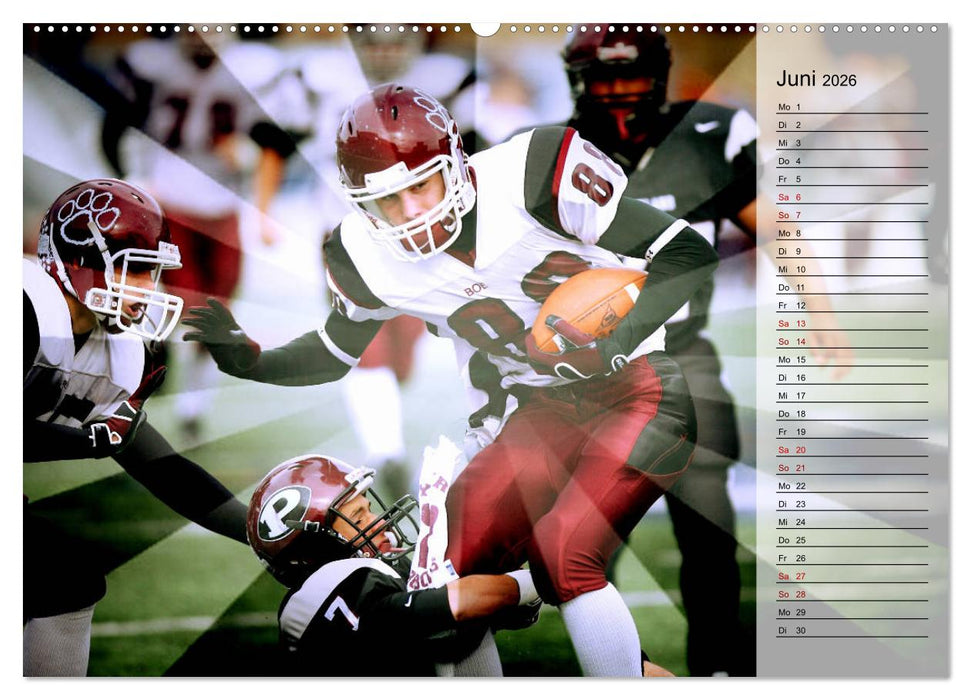 HEROES - American Football (CALVENDO Wandkalender 2026)