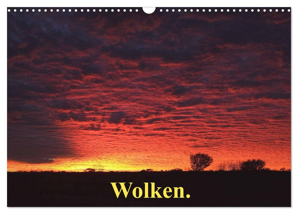 Wolken. (CALVENDO Wandkalender 2026)