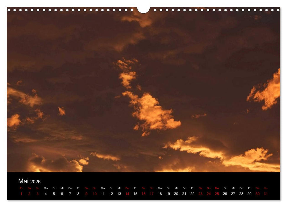 Wolken. (CALVENDO Wandkalender 2026)