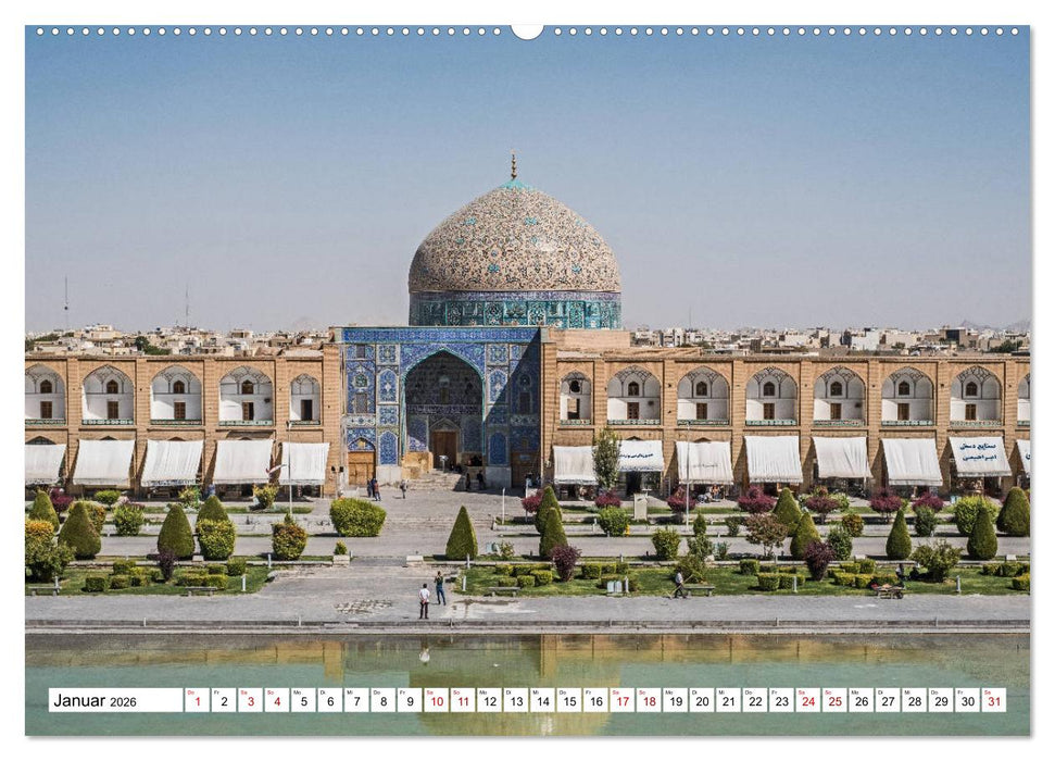 Städte des Irans - Isfahan (CALVENDO Wandkalender 2026)