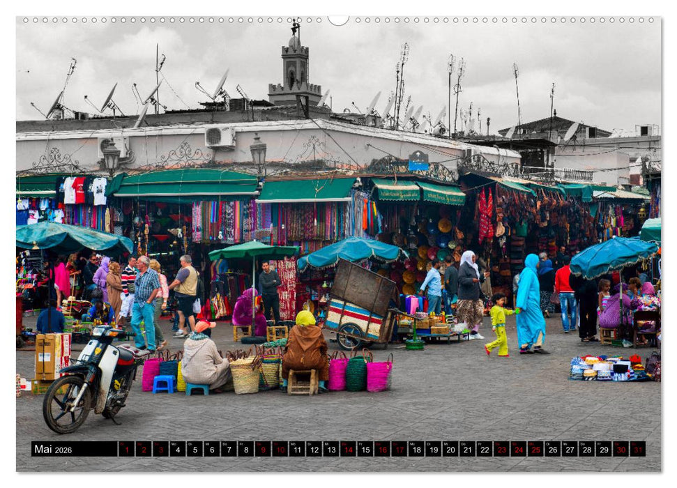 Farbiges Marokko (CALVENDO Wandkalender 2026)