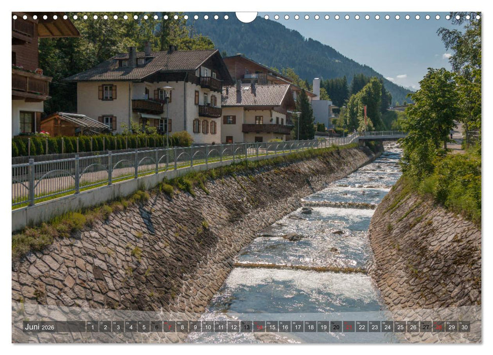 Pustertal im Osten Südtirols (CALVENDO Wandkalender 2026)