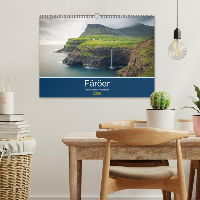 Färöer - Naturwunder im Nordatlantik (CALVENDO Wandkalender 2026)
