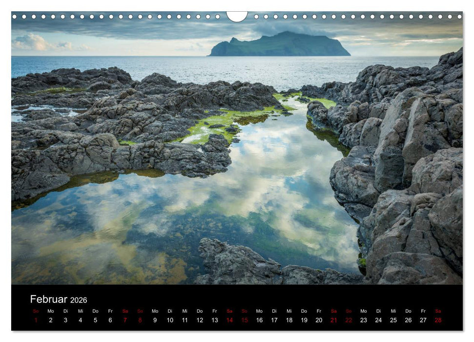 Färöer - Naturwunder im Nordatlantik (CALVENDO Wandkalender 2026)