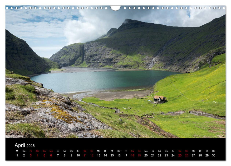 Färöer - Naturwunder im Nordatlantik (CALVENDO Wandkalender 2026)