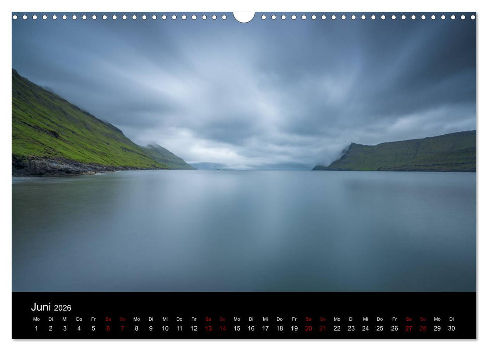 Färöer - Naturwunder im Nordatlantik (CALVENDO Wandkalender 2026)