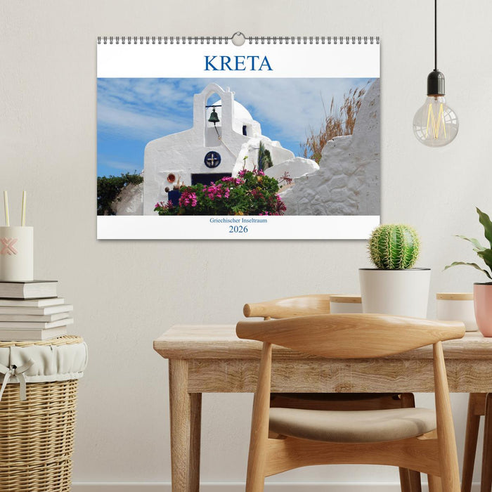 Kreta - Griechischer Inseltraum (CALVENDO Wandkalender 2026)