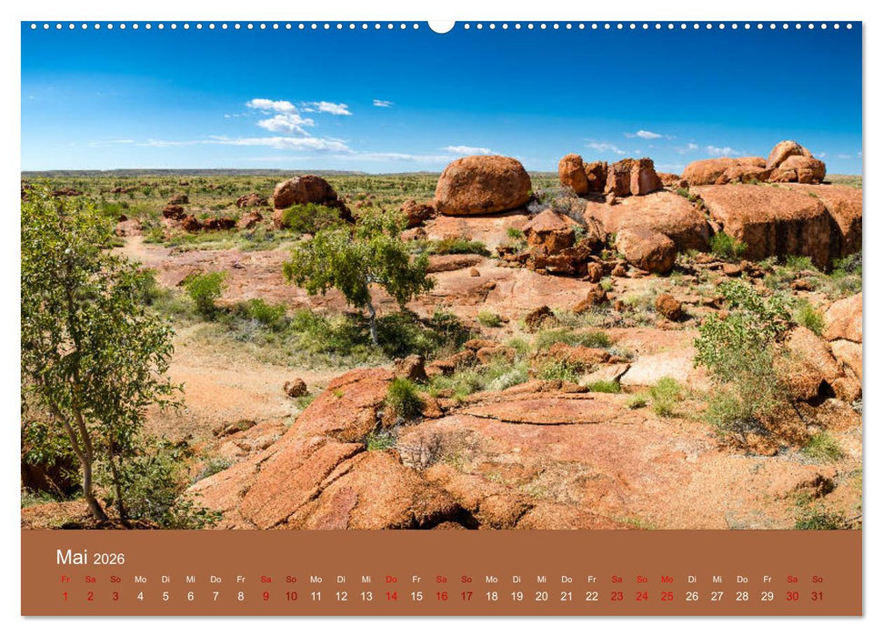 Down Under - Eine Reise durch Australien (CALVENDO Premium Wandkalender 2026)