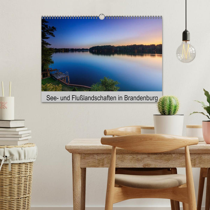 See- und Flußlandschaften in Brandenburg (CALVENDO Wandkalender 2026)