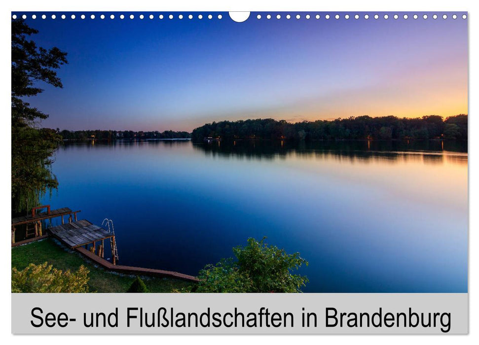 See- und Flußlandschaften in Brandenburg (CALVENDO Wandkalender 2026)