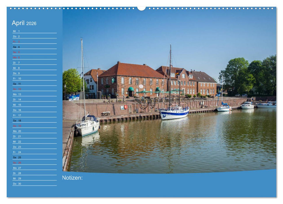 Hooksiel im Friesland (CALVENDO Wandkalender 2026)
