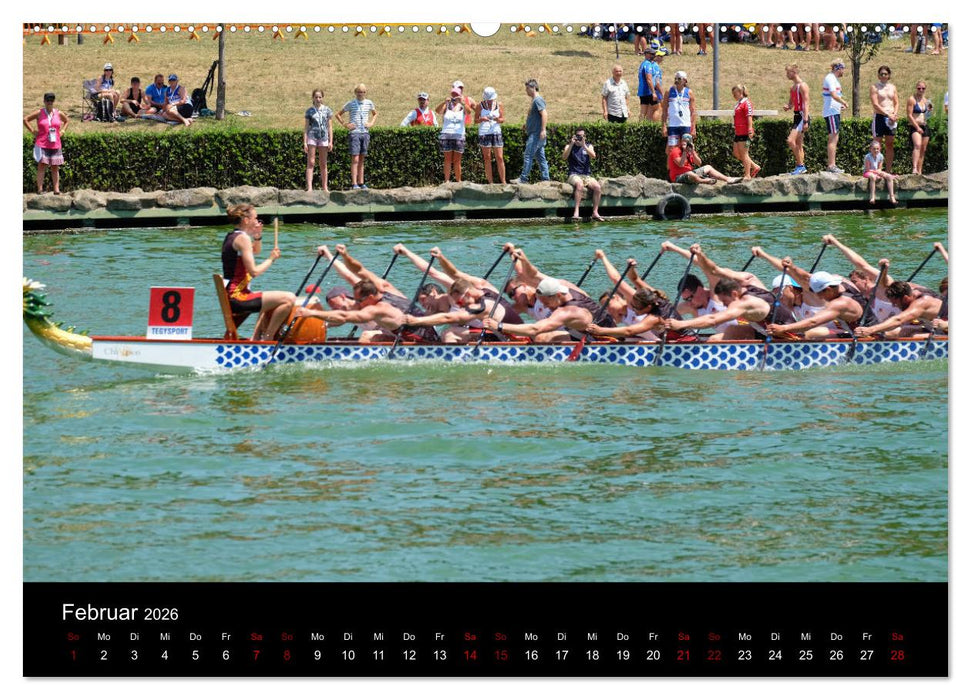 Drachenboot - MissionRome (CALVENDO Wandkalender 2026)