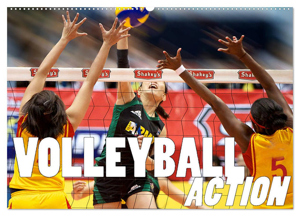 Volleyball Action (CALVENDO Wandkalender 2026)
