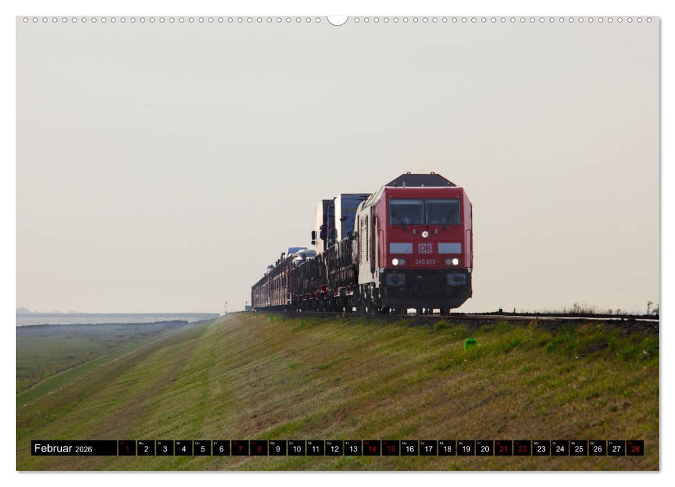 Die Marschbahn (CALVENDO Wandkalender 2026)