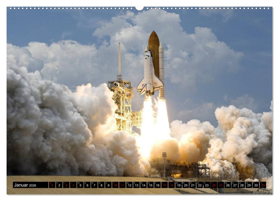 Auftrag im Weltall. Astronauten und Raumfahrt (CALVENDO Wandkalender 2026)