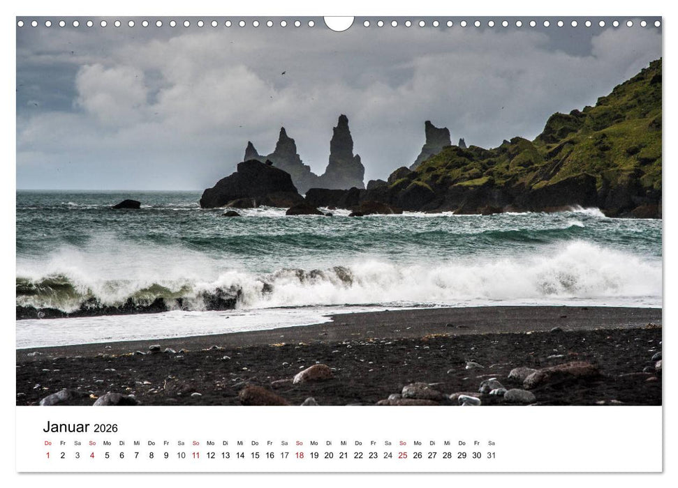 Island - rauhe Schönheit zum Verlieben (CALVENDO Wandkalender 2026)