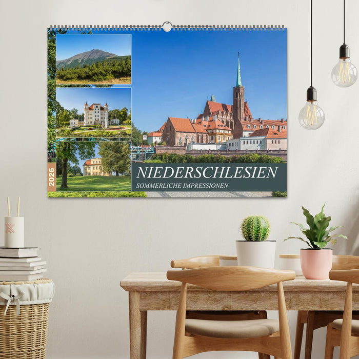 NIEDERSCHLESIEN Sommerliche Impressionen (CALVENDO Wandkalender 2026)
