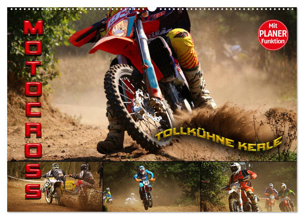 Motocross - tollkühne Kerle (CALVENDO Wandkalender 2026)