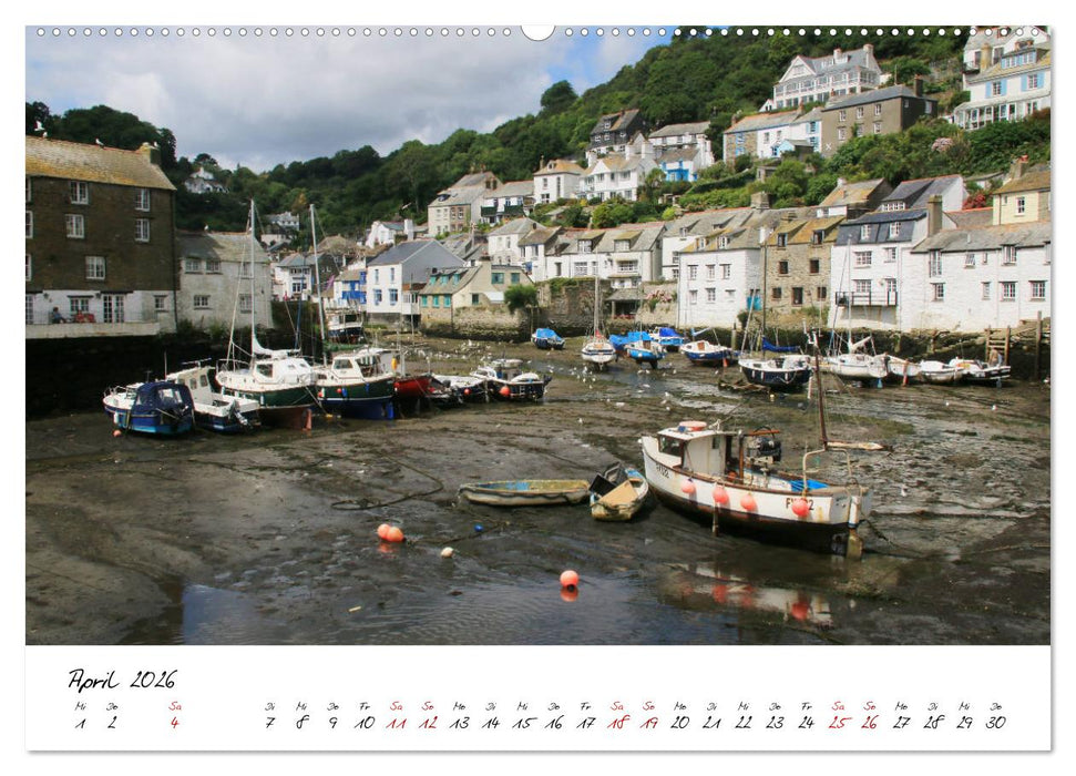 Reizvolles Südengland Devon und Cornwall (CALVENDO Wandkalender 2026)
