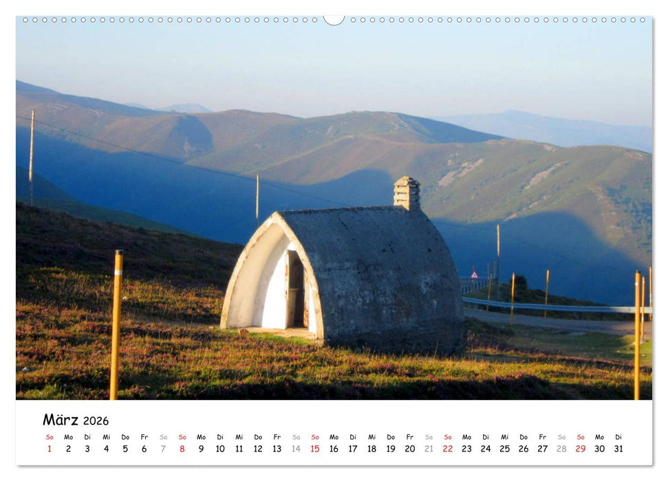 Jakobsweg - Camino Primitivo (CALVENDO Wandkalender 2026)