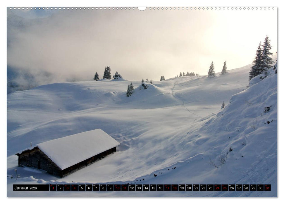 Bergmagie – Fotos aus dem Berner Oberland (CALVENDO Wandkalender 2026)